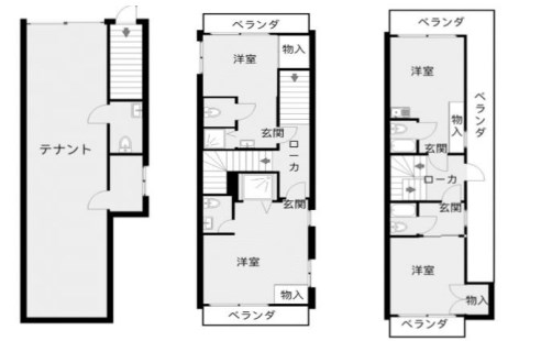 東京都中野区本町１丁目 間取図・土地図