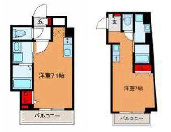 東京都荒川区東日暮里２丁目 間取図・土地図