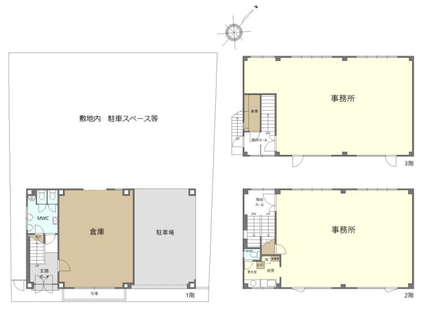 神奈川県相模原市中央区淵野辺本町２丁目 間取図・土地図