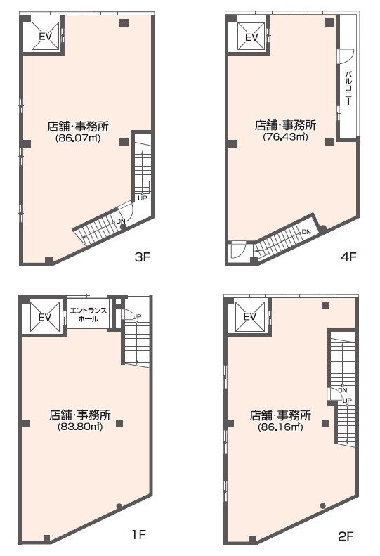 東京都中野区上高田３丁目 間取図・土地図