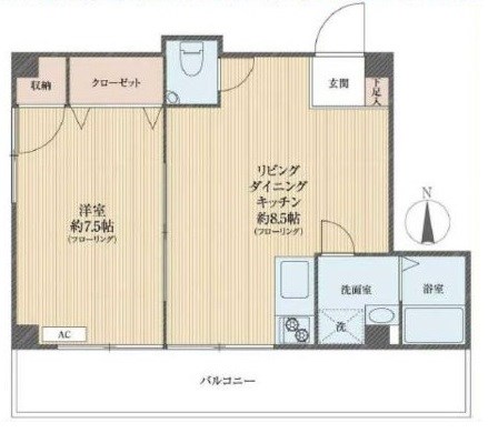 東京都中野区東中野２丁目 間取図・土地図