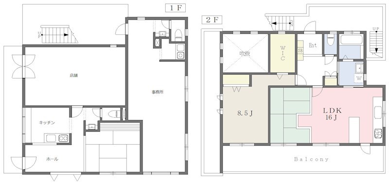 東京都東村山市萩山町３丁目 間取図・土地図