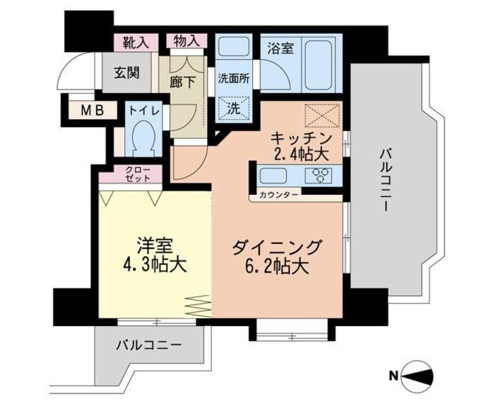 東京都墨田区墨田４丁目 間取図・土地図