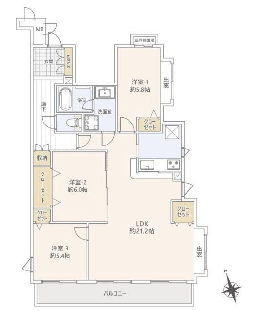 東京都多摩市鶴牧２丁目 間取図・土地図