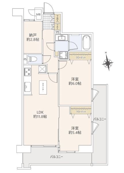 埼玉県川口市西川口１丁目 間取図・土地図