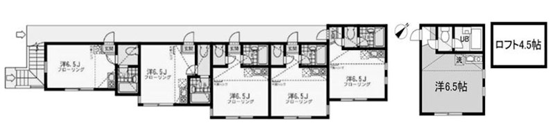 神奈川県横浜市鶴見区上末吉１丁目 間取図・土地図
