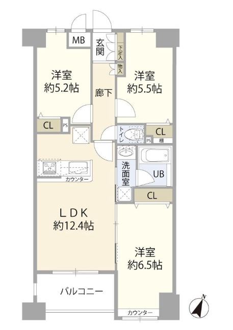 神奈川県川崎市川崎区浅田４丁目 間取図・土地図
