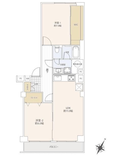 神奈川県川崎市宮前区土橋１丁目 間取図・土地図