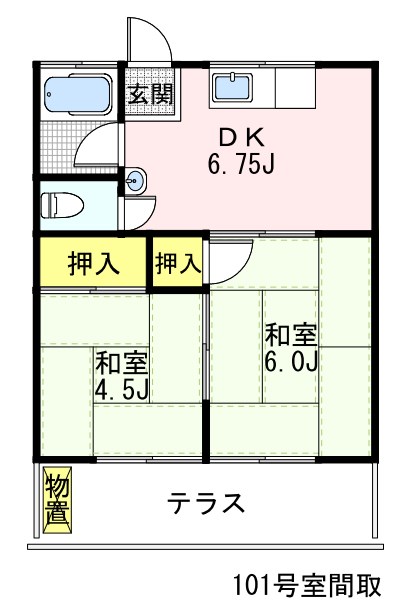 東京都江戸川区松江２丁目 間取図・土地図