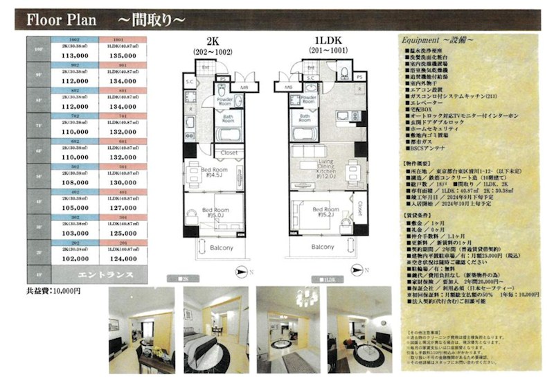 東京都台東区清川１丁目 間取図・土地図