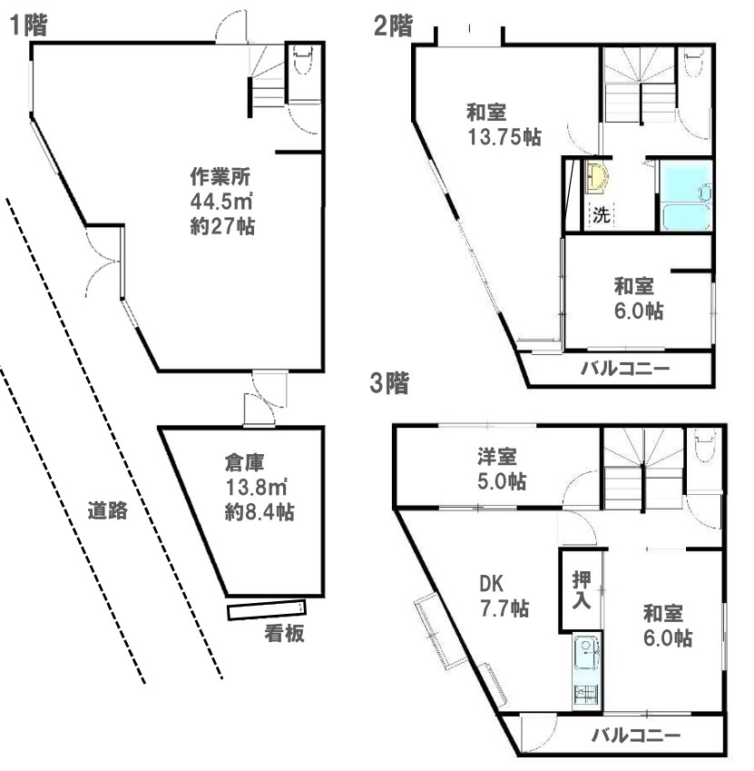 埼玉県比企郡川島町上伊草 間取図・土地図