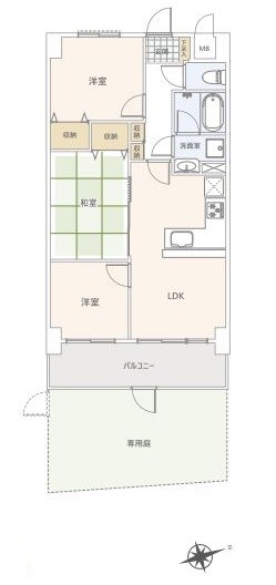 神奈川県相模原市南区鵜野森３丁目 間取図・土地図