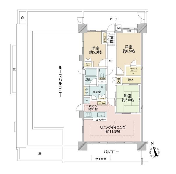 千葉県船橋市夏見６丁目 間取図・土地図