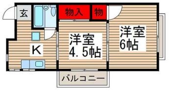 千葉県流山市松ケ丘２丁目 間取図・土地図