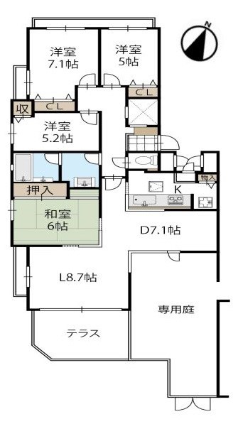 神奈川県横浜市緑区三保町 間取図・土地図