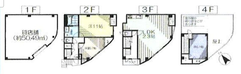 東京都世田谷区深沢５丁目 間取図・土地図