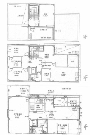 東京都江戸川区鹿骨４丁目 間取図・土地図