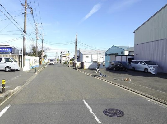 神奈川県海老名市社家６丁目 現地写真（前面道路含む現地写真）