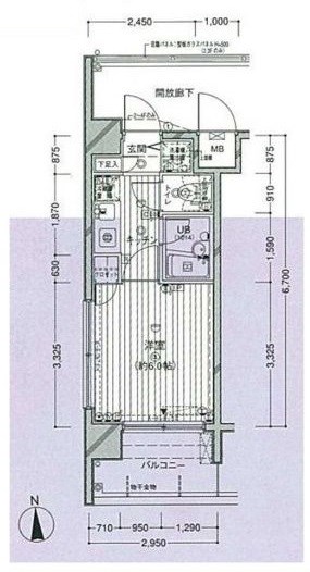 東京都港区芝３丁目 間取図・土地図