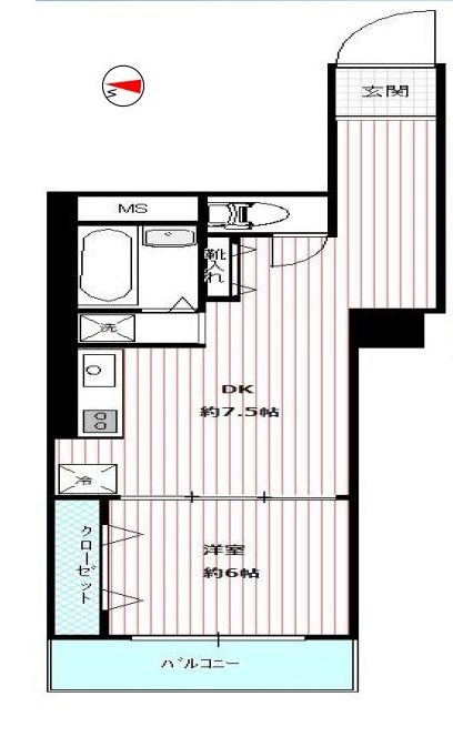 東京都新宿区北新宿２丁目 間取図・土地図