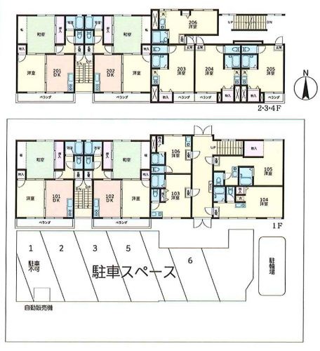 東京都江戸川区北小岩４丁目 間取図・土地図