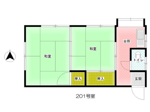 東京都足立区鹿浜７丁目 間取図・土地図