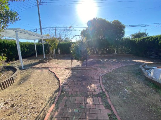 千葉県東金市西中 現地写真（庭）