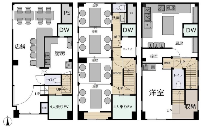 神奈川県横須賀市日の出町１丁目 間取図・土地図