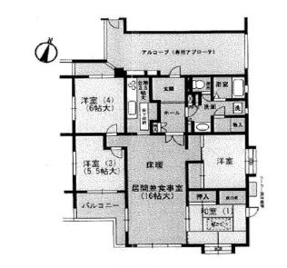 東京都八王子市南大沢５丁目 間取図・土地図