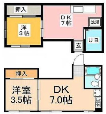 東京都台東区今戸２丁目 間取図・土地図