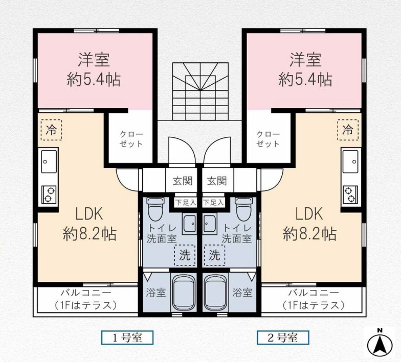 埼玉県蕨市錦町２丁目 間取図・土地図