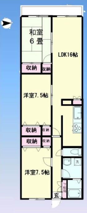 埼玉県さいたま市南区曲本２丁目 間取図・土地図