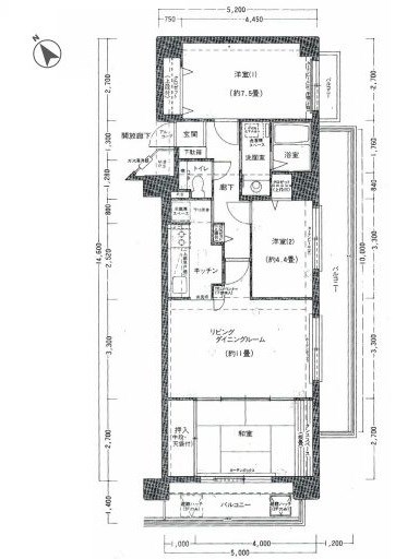 埼玉県川口市元郷１丁目 間取図・土地図