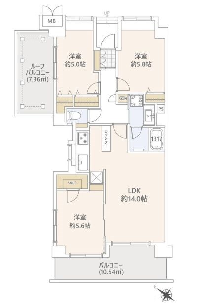 埼玉県川口市戸塚東１丁目 間取図・土地図