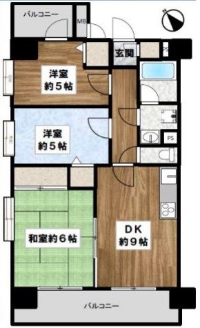 埼玉県戸田市中町２丁目 間取図・土地図