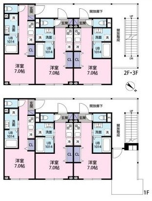 東京都江戸川区南篠崎町２丁目 間取図・土地図
