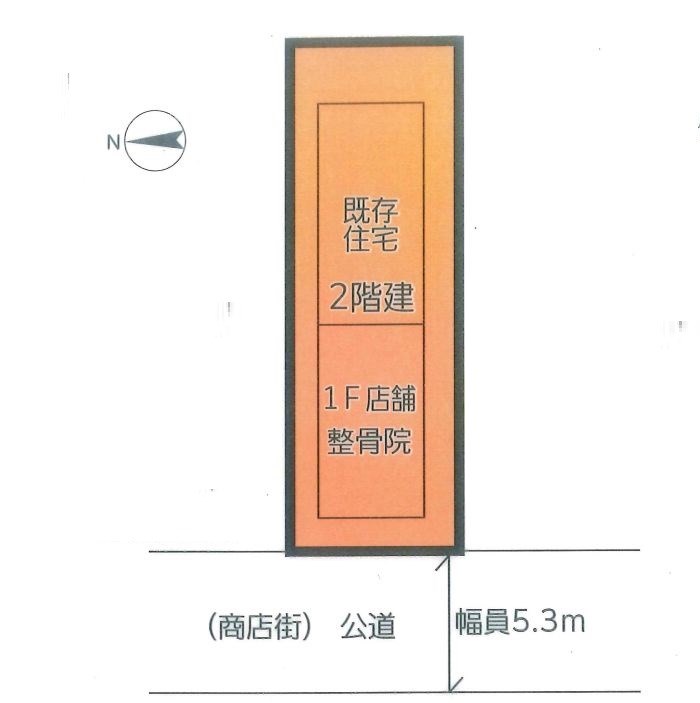 東京都杉並区高円寺北２丁目 間取図・土地図