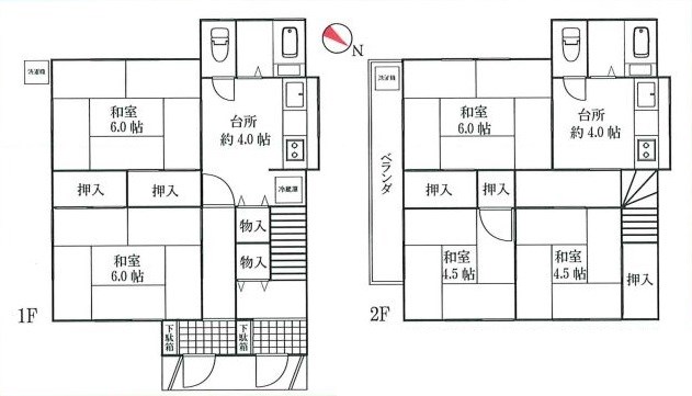 神奈川県川崎市多摩区宿河原１丁目 間取図・土地図