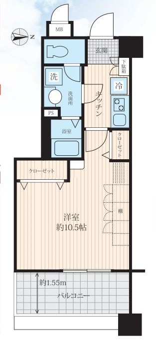 東京都港区海岸３丁目 間取図・土地図