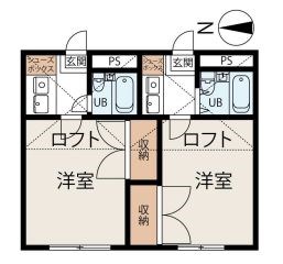埼玉県草加市手代３丁目 間取図・土地図