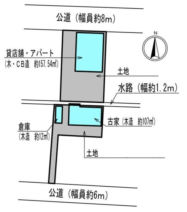 神奈川県足柄下郡湯河原町土肥２丁目 間取図・土地図