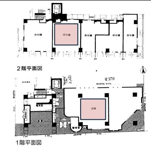 東京都港区麻布十番２丁目 間取図・土地図