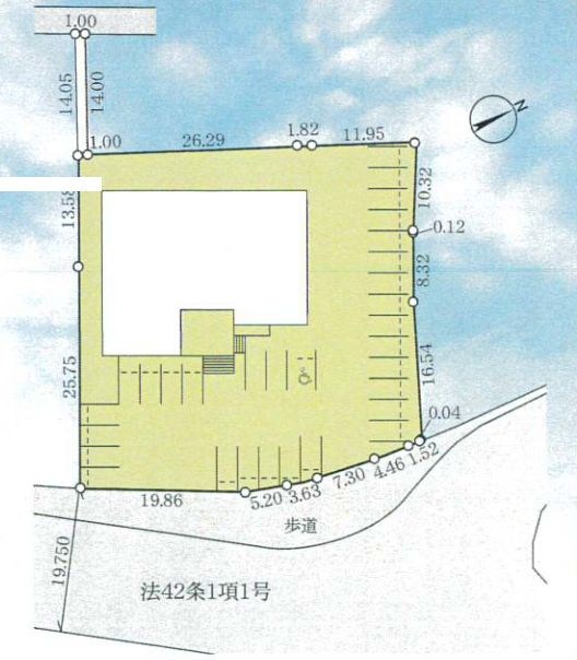 神奈川県三浦市三崎町諸磯 間取図・土地図