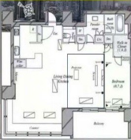 東京都港区六本木３丁目 間取図・土地図