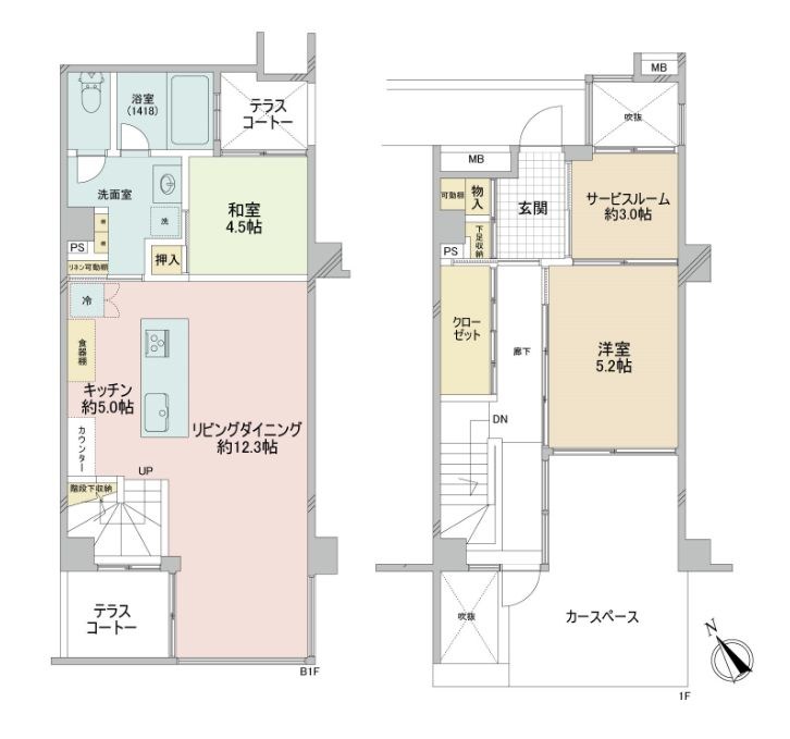 東京都文京区本駒込２丁目 間取図・土地図