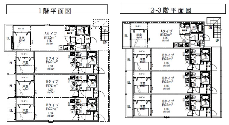 埼玉県狭山市新狭山２丁目 間取図・土地図
