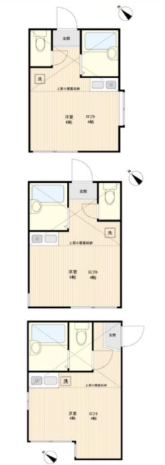 神奈川県横浜市鶴見区上末吉５丁目 間取図・土地図