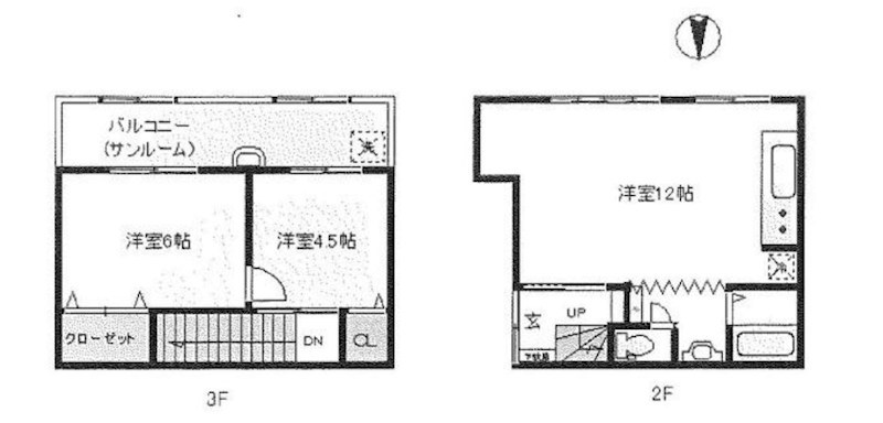 東京都足立区中央本町２丁目 間取図・土地図