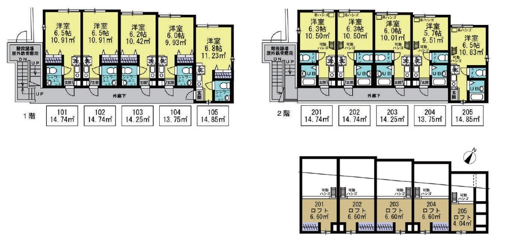 東京都大田区南馬込３丁目 間取図・土地図