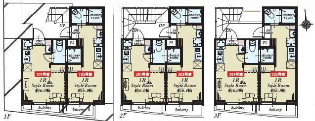 東京都北区栄町 間取図・土地図